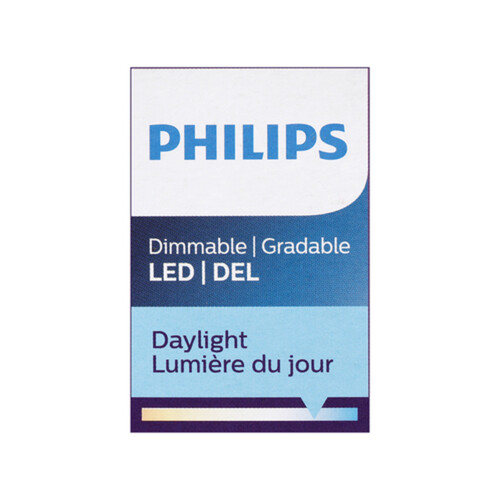 Philips Light Bulb LED 60W A19 Daylight 3 EA