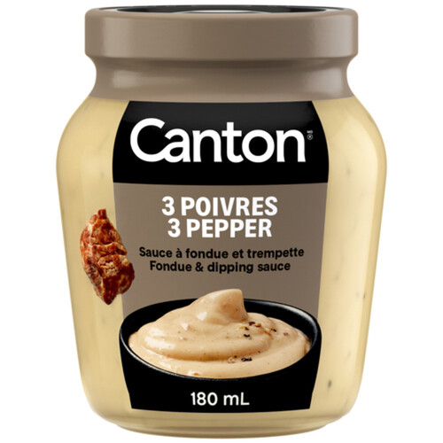 Canton Fondue & Dipping Sauce 3 Pepper 180 ml