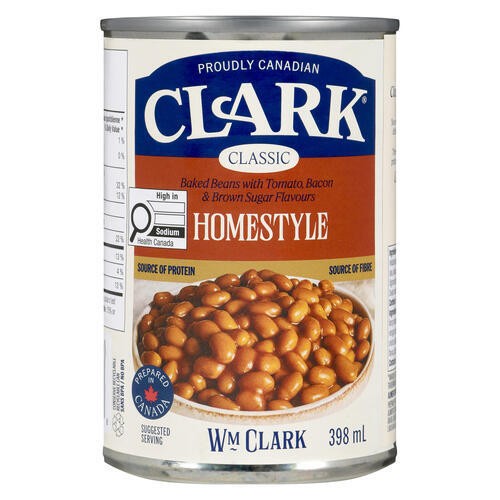Clark Classic Homestyle Baked Beans Tomato with Bacon & Brown Sugar 398 ml