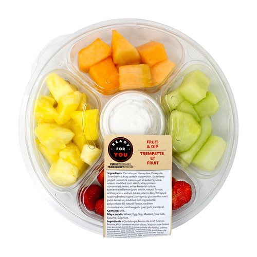 Deli Fruit & Dip Tray Small 8-Inch 750 g