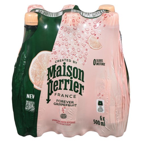 Maison Perrier Sparkling Water Grapefruit 6 x 500 ml (bottles)