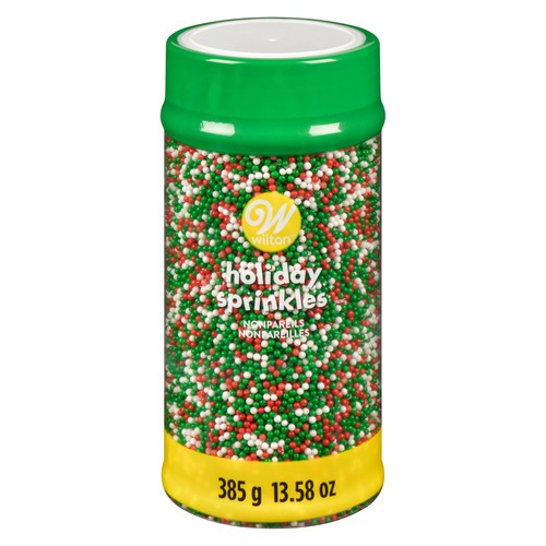 Wilton Holiday Sprinkles Nonpareils 385 g