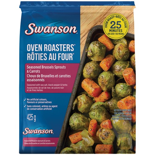 Swanson Brussels Sprouts & Carrots Vegetables 425 g (frozen)