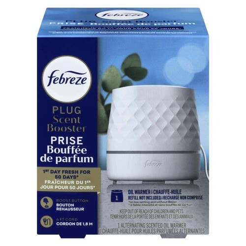 Febreze Scent Booster Plug in Air Freshener White 1 Count