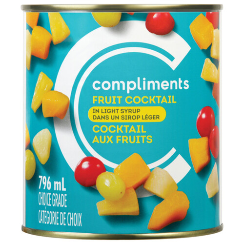 Compliments Canned Fruit Cocktail In Light Syrup 796 ml