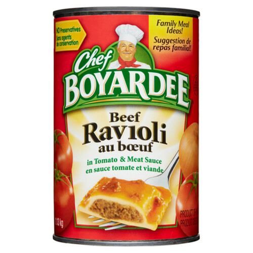 Chef Boyardee Canned Beef Ravioli 1.13 kg