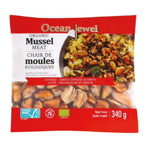 Ocean Jewel Frozen Organic Mussel 340 g