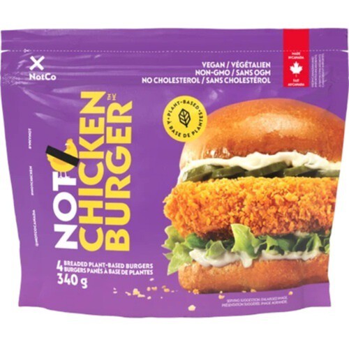 The NotCo Plant Base Chicken Burger 340 g (frozen)