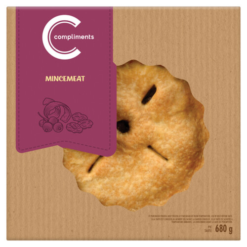 Compliments Pie Mincemeat 8-Inch 680 g (frozen)