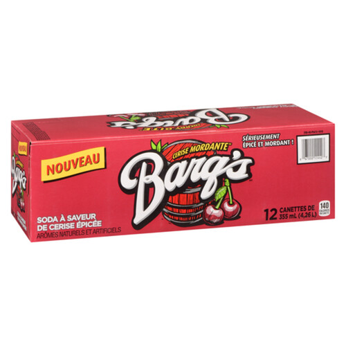 Barq's Soft Drink Cherry Bite 12 x 355 ml (cans)