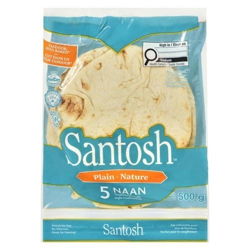 Santosh Original Naan 5 Pack 500 g (frozen)