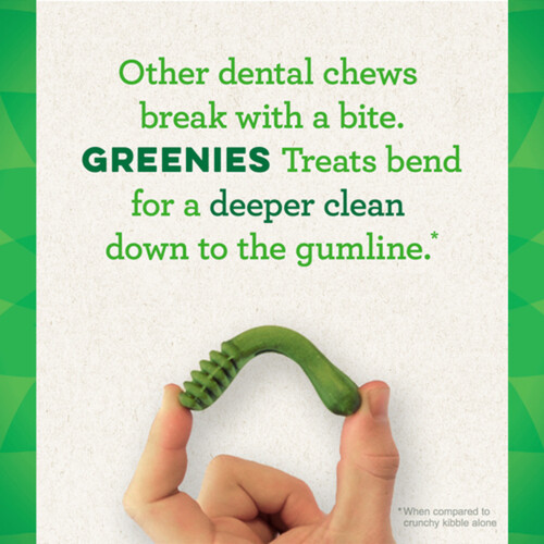 Greenies Natural Dental Care Regular Adult Dog Treats Original 170 g
