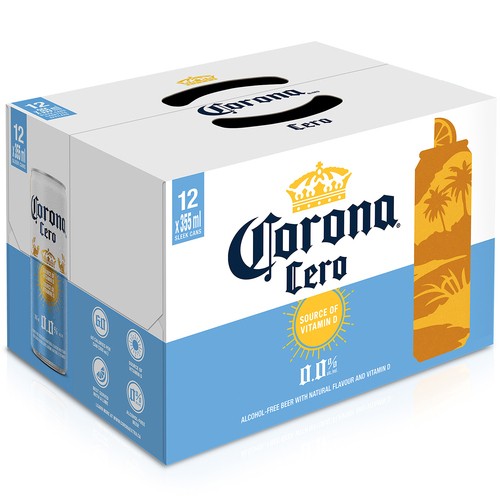Corona Cero Non Alcoholic Beer 12 x 355 ml (cans)