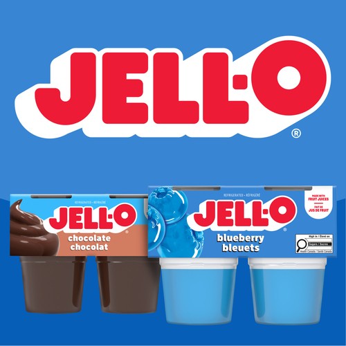 Jell-O Gel Snacks Blueberry 384 g