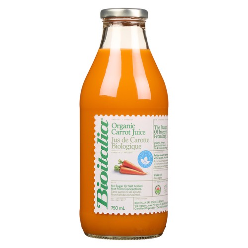 Bioitalia Organic Carrot Juice 750 ml (bottle)
