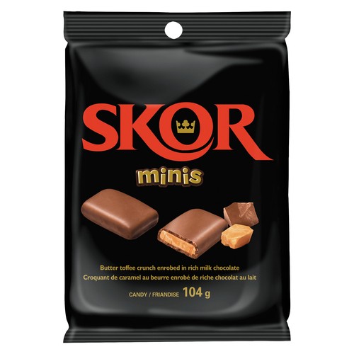 Hershey's Skor Minis Chocolate Peg Bag 104 g
