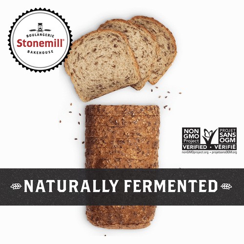 Stonemill Bakehouse Honest Wellness Sprouted Rye & 12 Grains Bread 454 g
