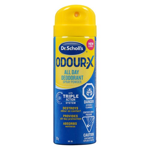 Dr. Scholl's Odour-X All Day Deodorant Spray Powder 200 ml