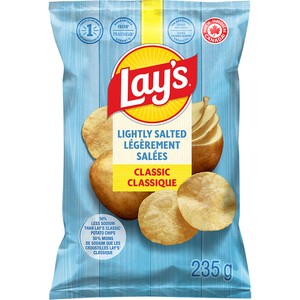 Lay's Croustilles Classique légèrement salées 235 g