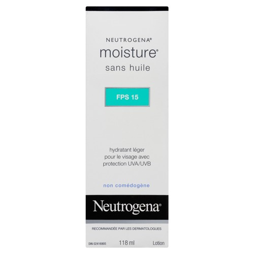 Neutrogena Moisture SPF15 Facial Moisturizer 118 ml