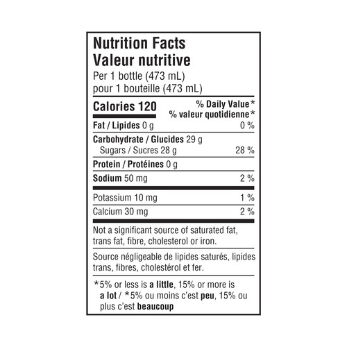 Fruité Juice Peach 473 ml (bottle)