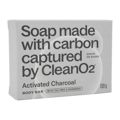 Clean O2 Bar Soap Activated Charcoal 130 g