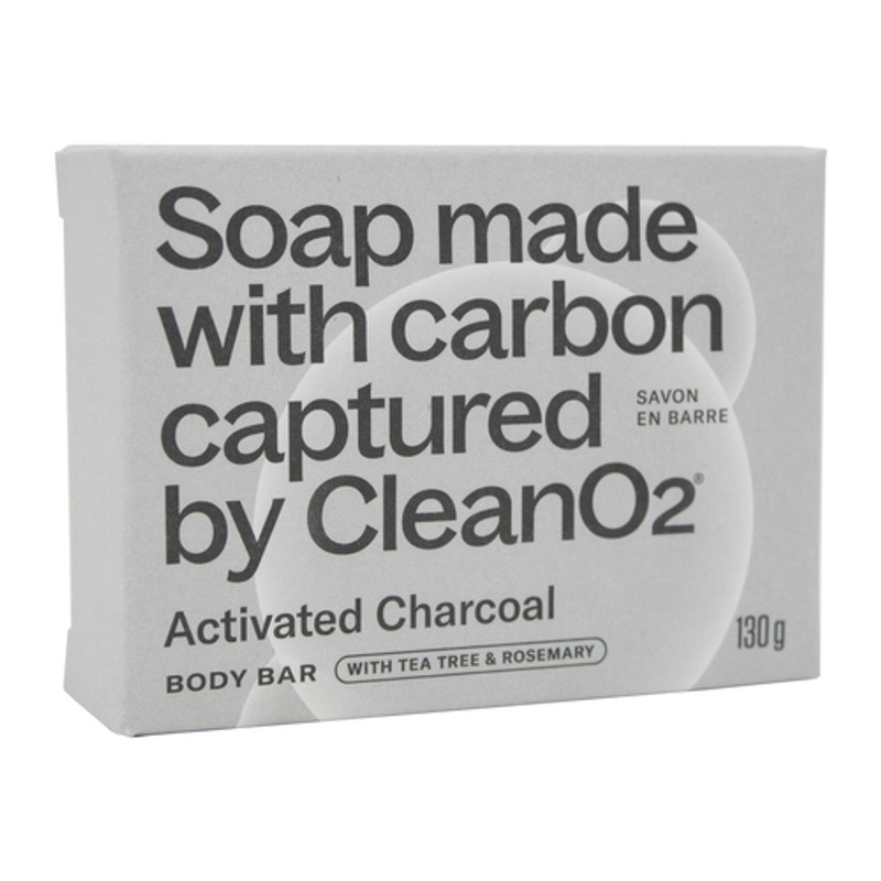 Clean O2 Bar Soap Activated Charcoal 130 g - Voilà Online Groceries ...