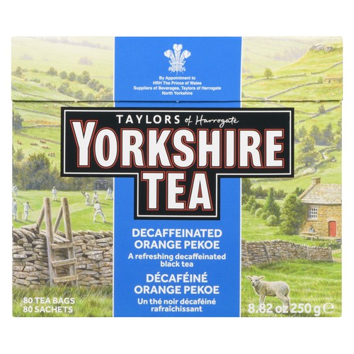 Taylors Of Harrogate Yorkshire Decaffeinated Tea 80 Pack 250 g