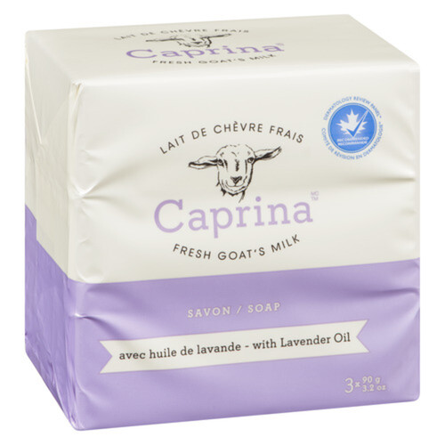 Caprina By Canus Goats Milk Soap Bar Lavender 3 x 90 g