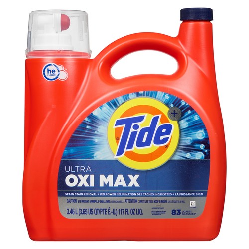 Tide Liquid Laundry Detergent Original With Oxi 3.46 L