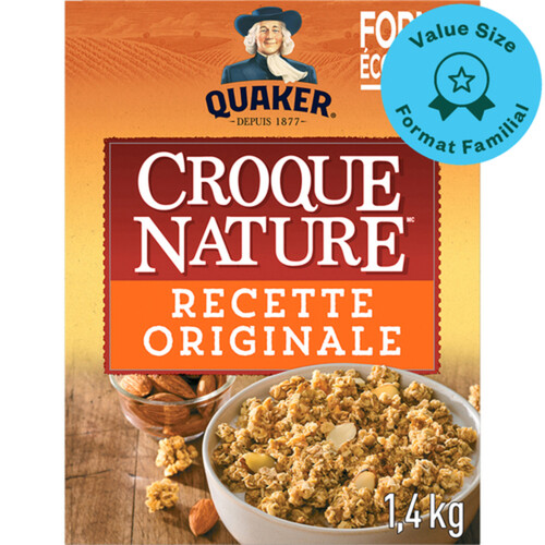 Quaker Harvest Crunch Granola Cereal Original 1.4 kg