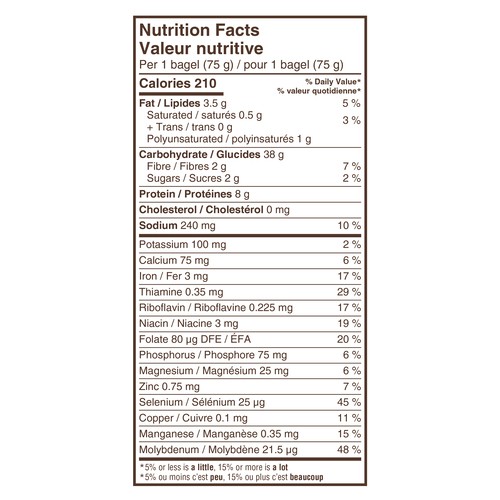 Dempster's Everything Bagels 6 Pack 450 g