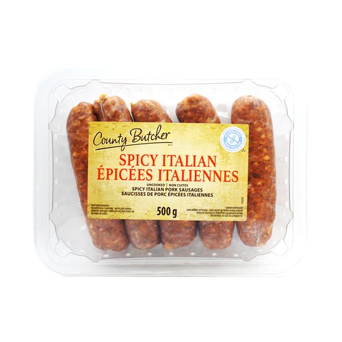 County Butcher Pork Sausage Spicy Italian 500 g