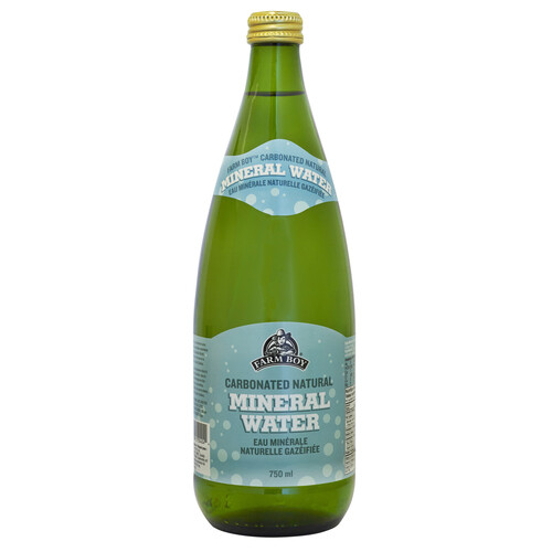 Farm Boy Water Carbonated 750 ml (bottle)