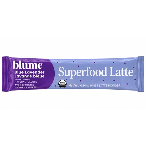 Blume Superfoods Latte Powder Blue Lavender 4 g