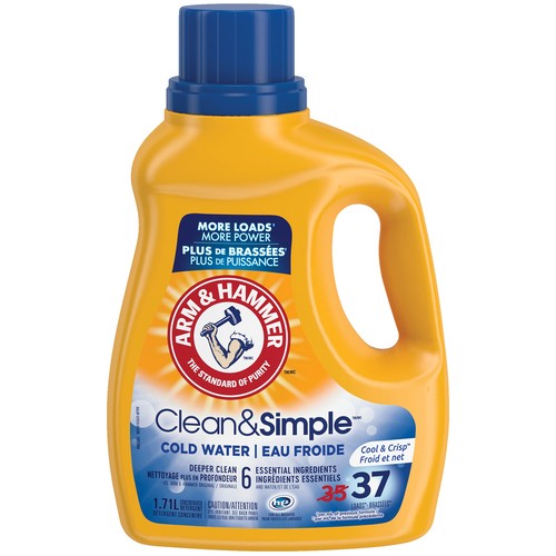 Arm & Hammer Clean & Simple Cold Water Laundry Detergent 1.71 L
