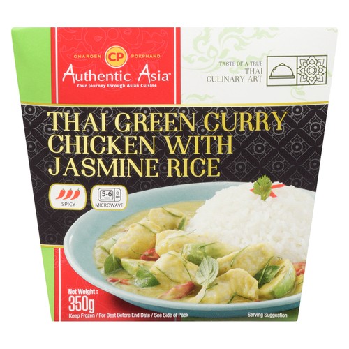 CP Green Curry Chicken with Jasmine Rice Chicken and Rice 350 g (frozen)
