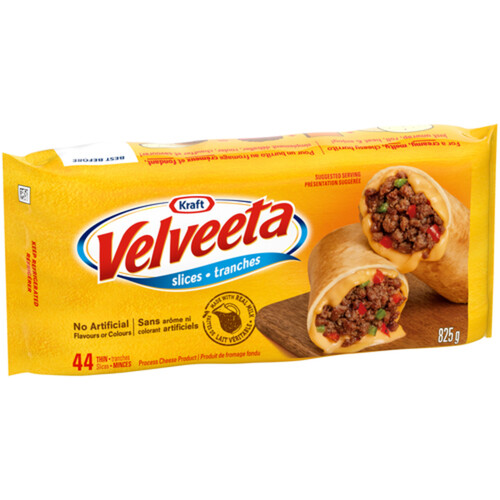Velveeta Cheese Thin Slices Original 825 g