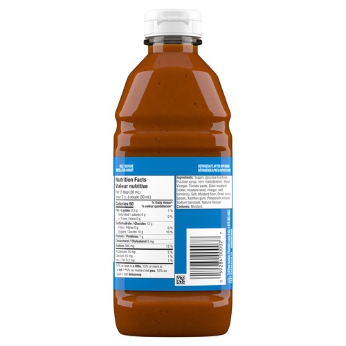 Diana Carolina Style Mustard BBQ Sauce, 500 mL Bottle