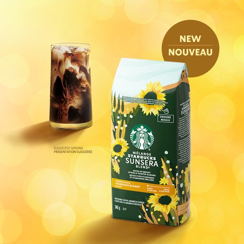 Starbucks Ground Coffee Sunsera Blend Blonde Roast 340 g