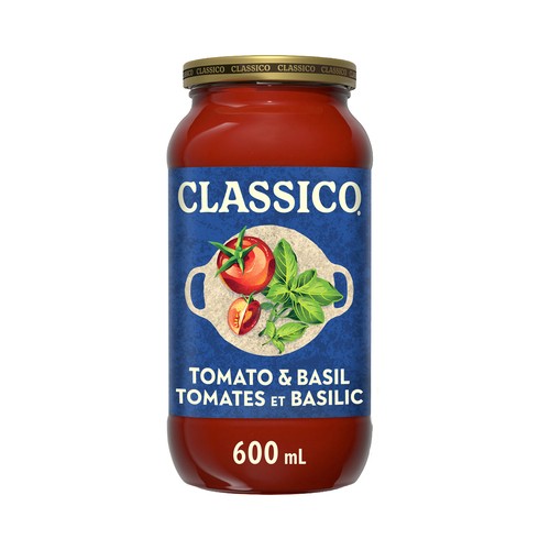 Classico Pasta Sauce Tomato & Basil 600 ml