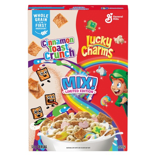 General Mills Lucky Charms Mix  Cereal Cinnamon Toast Crunch 323 g
