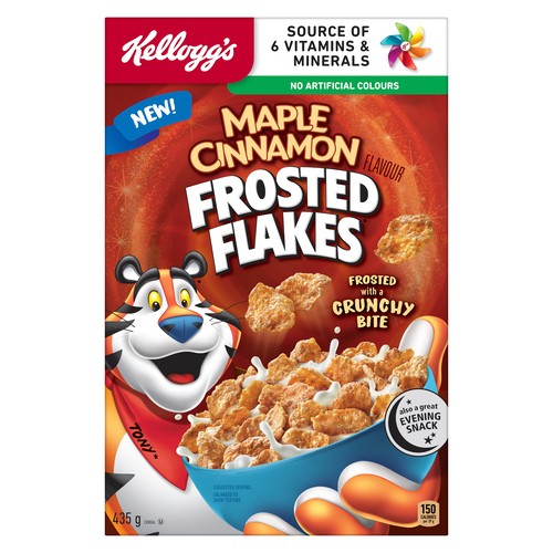 Kellogg's Frosted Flakes Cereal Maple Cinnamon 435 g