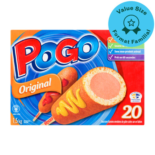 Pogo Frozen Corn Dogs Original 20 x 75 g
