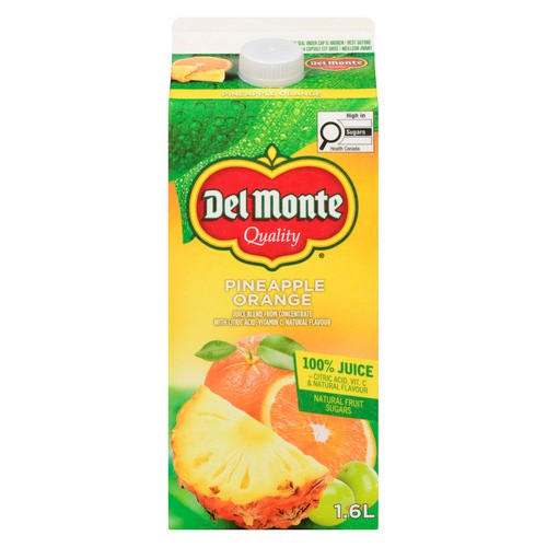 Del Monte Juice Blend Pineapple-Orange 1.6 L