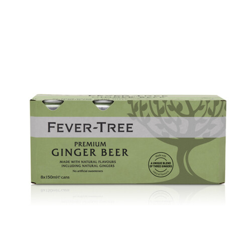 Fever Tree Beer Ginger 8 x 150 ml (cans)