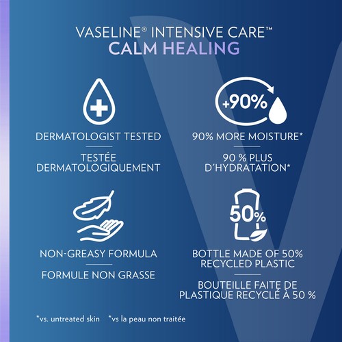Vaseline Skin Care Calm Healing 600 ml