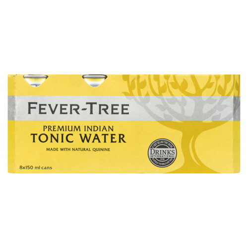 Fever-Tree Tonic Water Premium Indian 8 x 150 ml (cans)