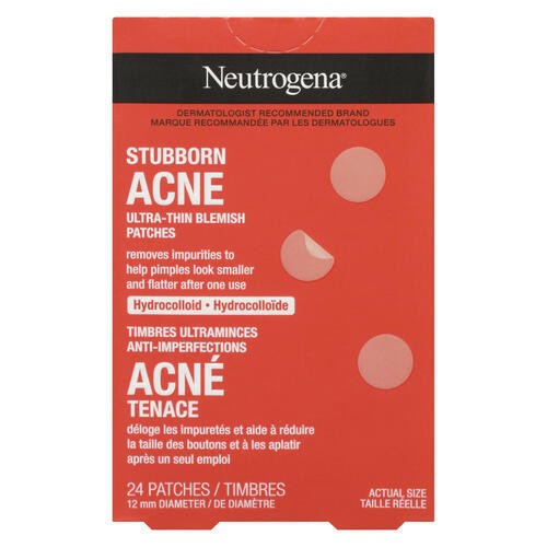 Neutrogena Blemish Patches Stubborn Acne Acne Treatment 24 EA