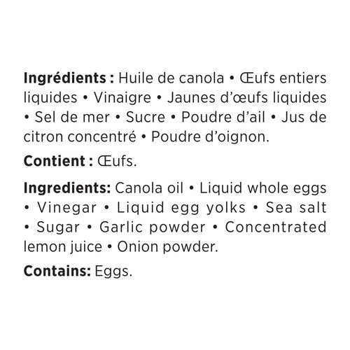 Cuisine Poirier Fresh Mayo Sauce 475 ml